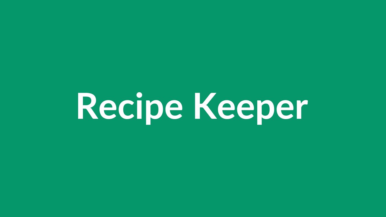 Recipe Keeper